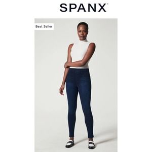 Spanx Jean-ish Ankle Denim Leggings Twilight Rinse SZ X-LARGE * wj44